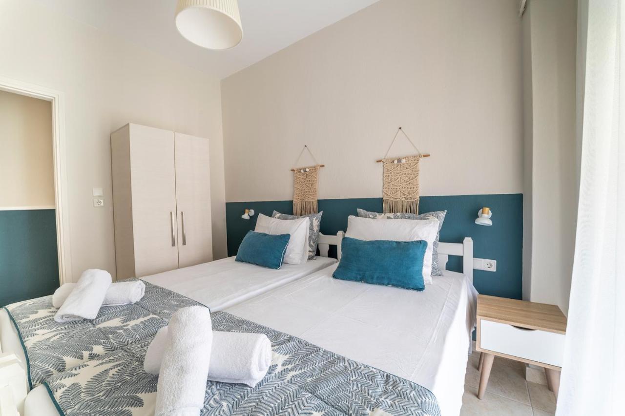 Evangelia Rooms & Apartments - A Asprovalta Bagian luar foto