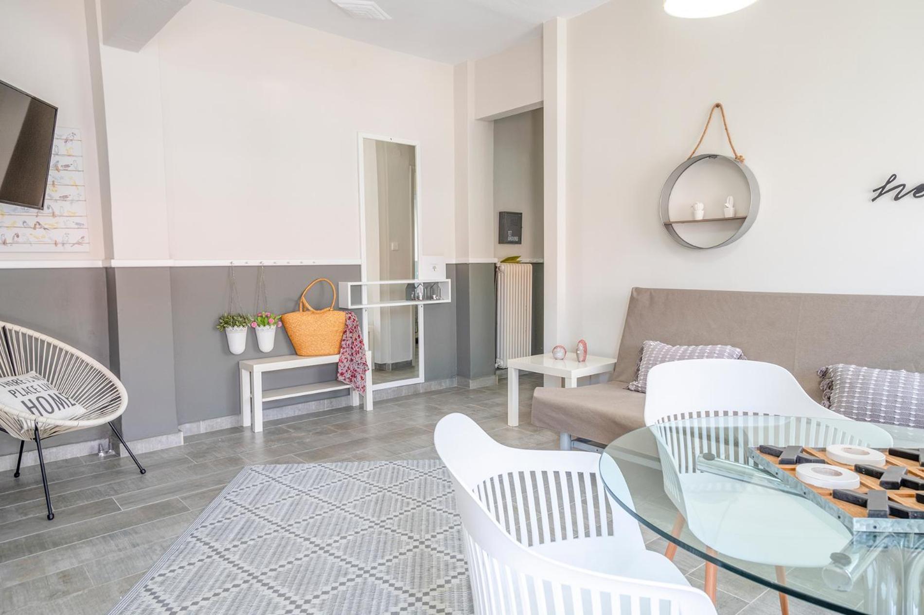 Evangelia Rooms & Apartments - A Asprovalta Bagian luar foto