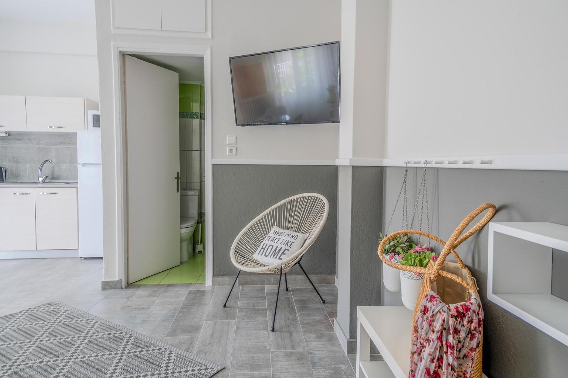 Evangelia Rooms & Apartments - A Asprovalta Bagian luar foto